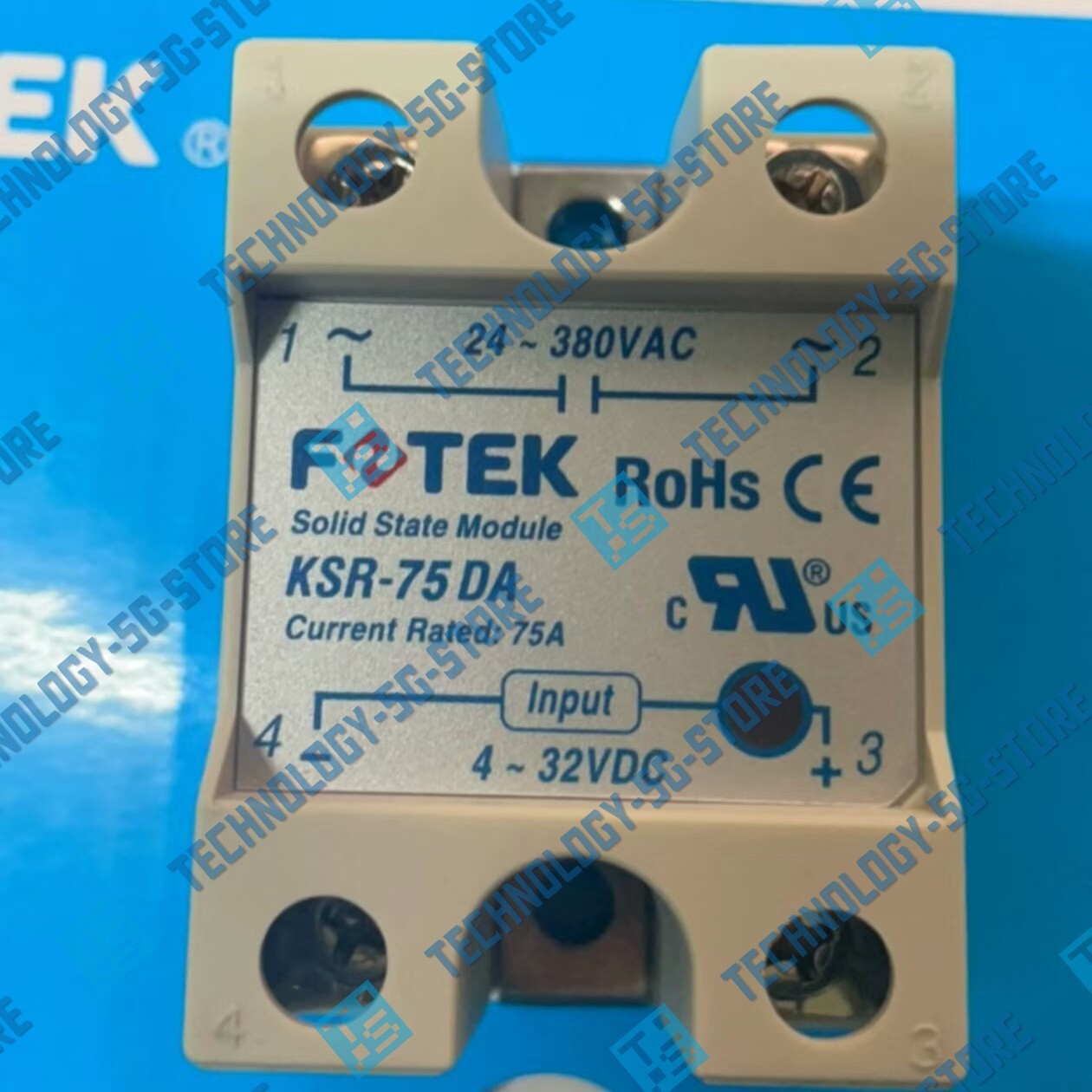 New FOTEK KSR-75DA Solid State Relay