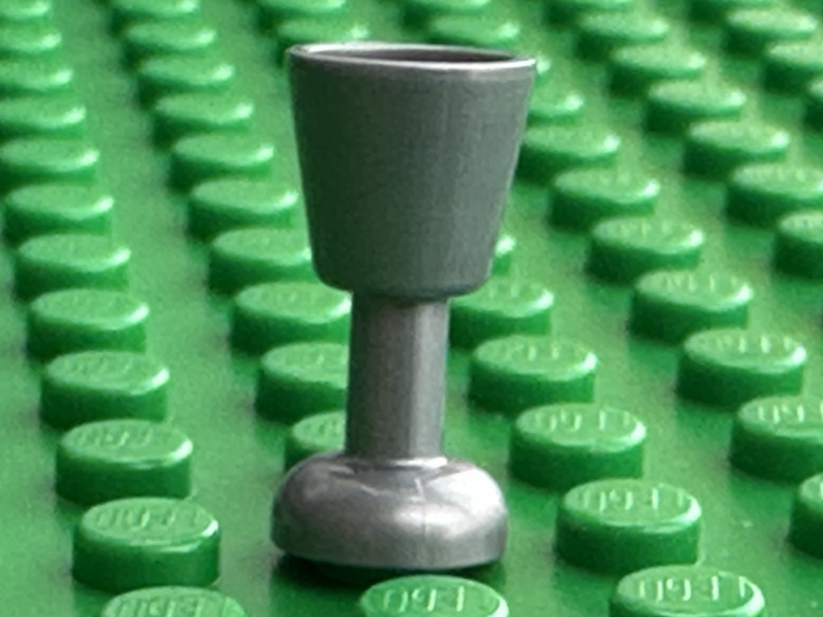 Lego Minifig Utensil Flat Silver Goblet