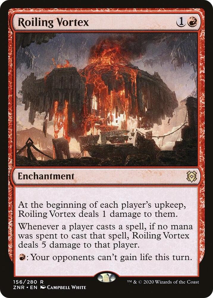 1x Roiling Vortex - Zendikar Rising Near Mint - MTG