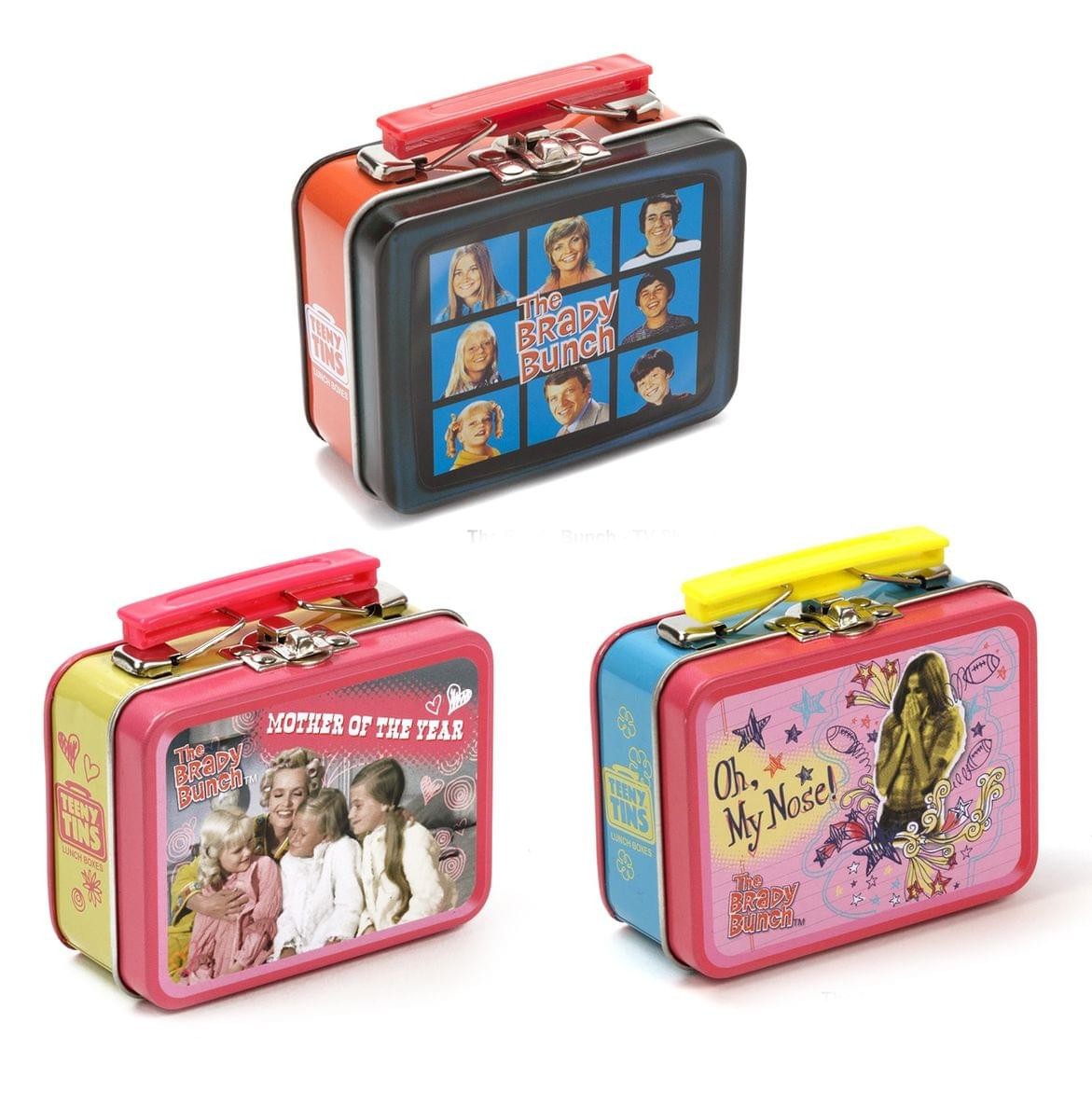 Retro TV Teeny Tin Mini Metal Lunchbox | Set of 3 Random Designs