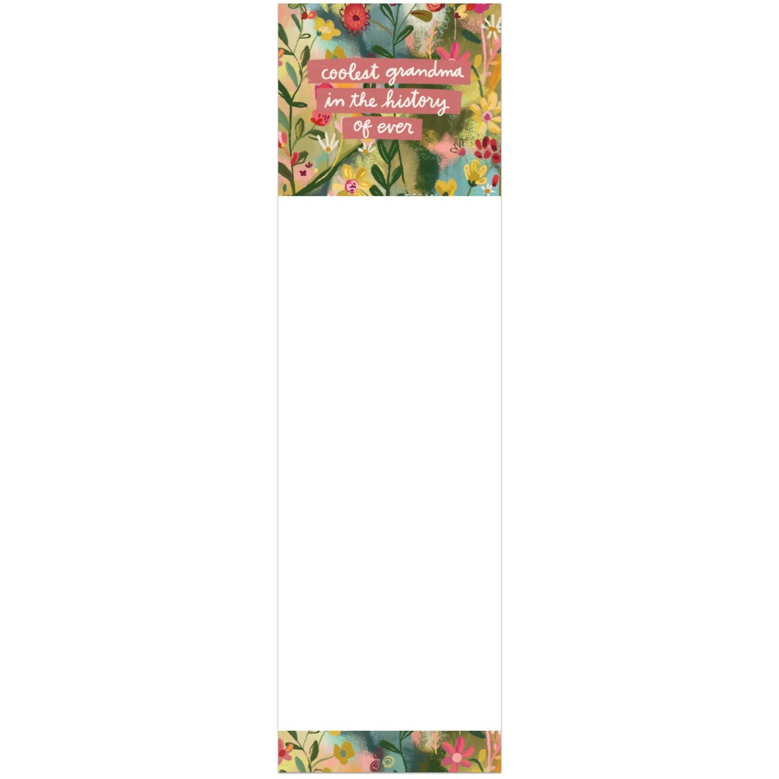 Coolest Grandma in the History Magnetic Notepad for Refrigerator List Pad NEW