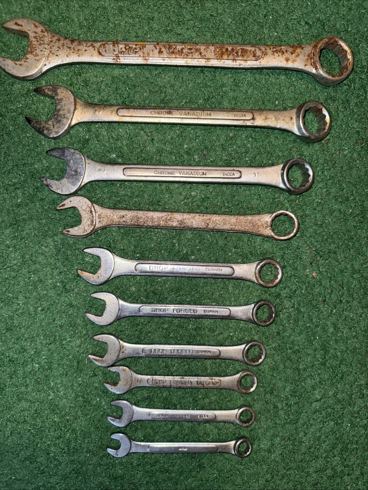 Combination Wrench Set Metric Mixed 10 pc