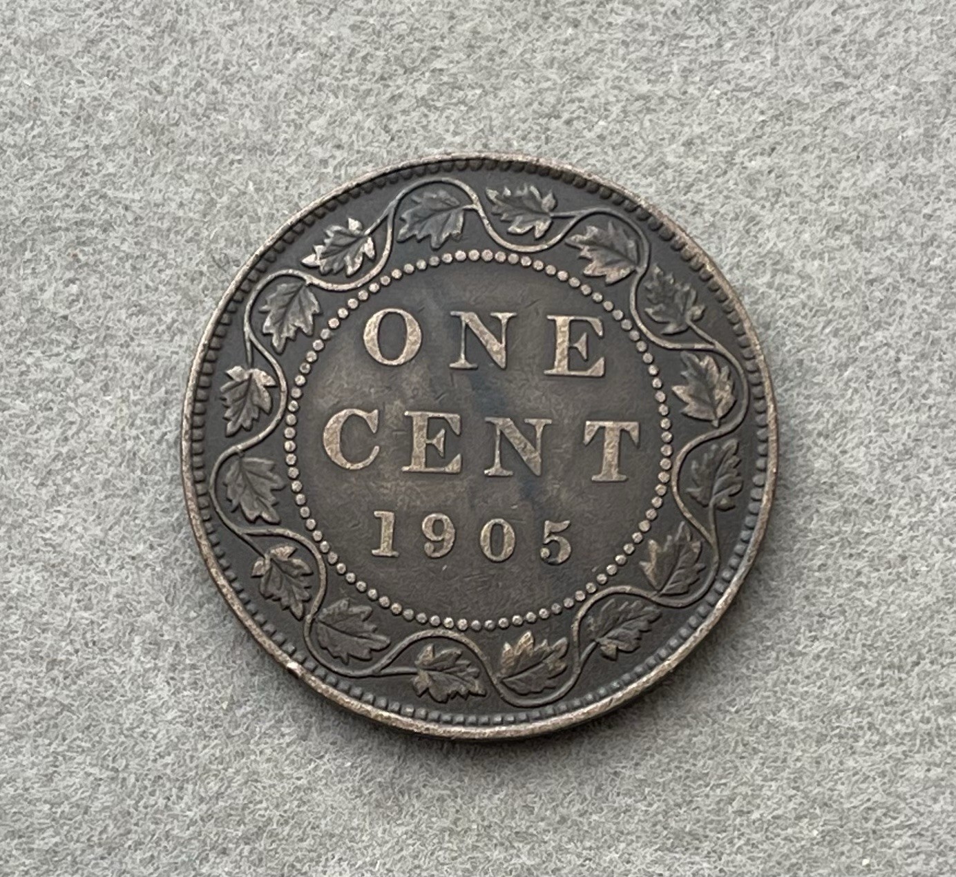 1905 One Cent Coin - Canada