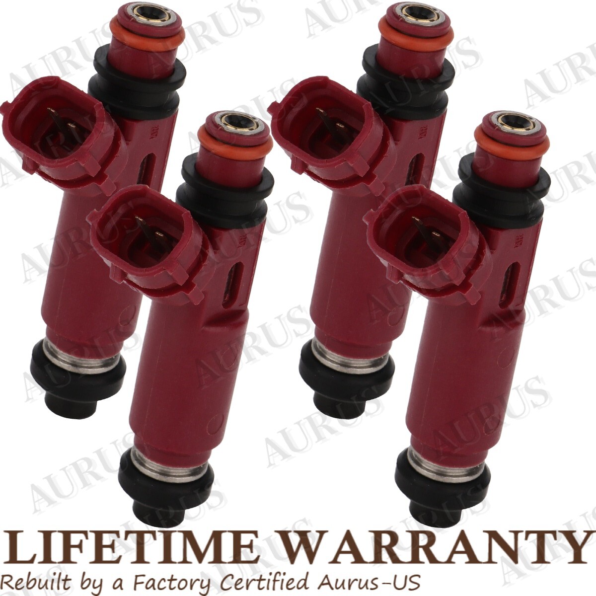 x4 OEM DENSO Fuel Injectors for 1999 Mazda Miata Base 1.8L 195500-3310 842-12201