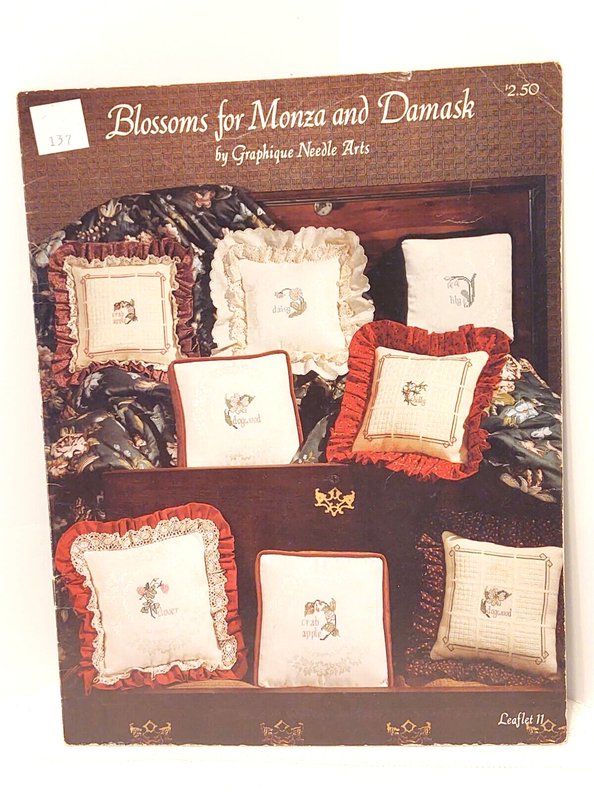 Blossoms for Monza and Damask Graphique Needle Arts Leaflet 11