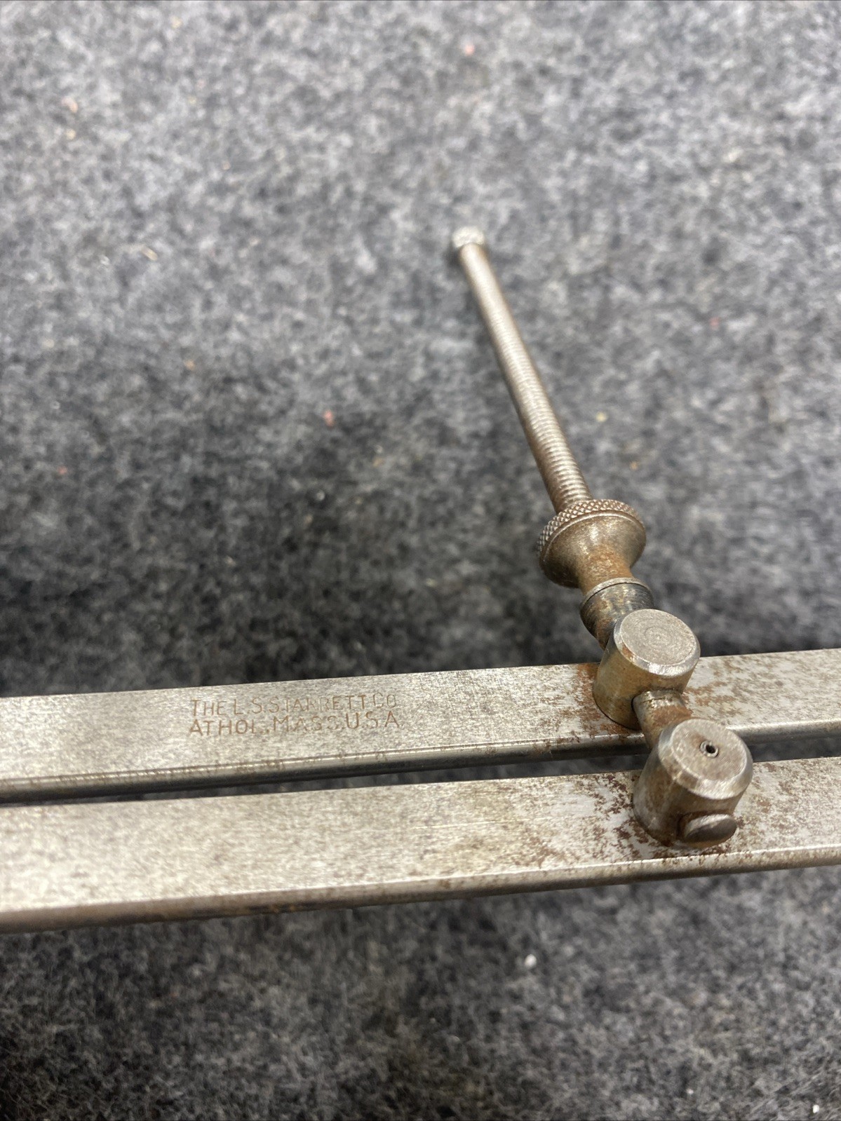 Vintage L.S. Starrett Divider Caliper Drafting Tool 13"