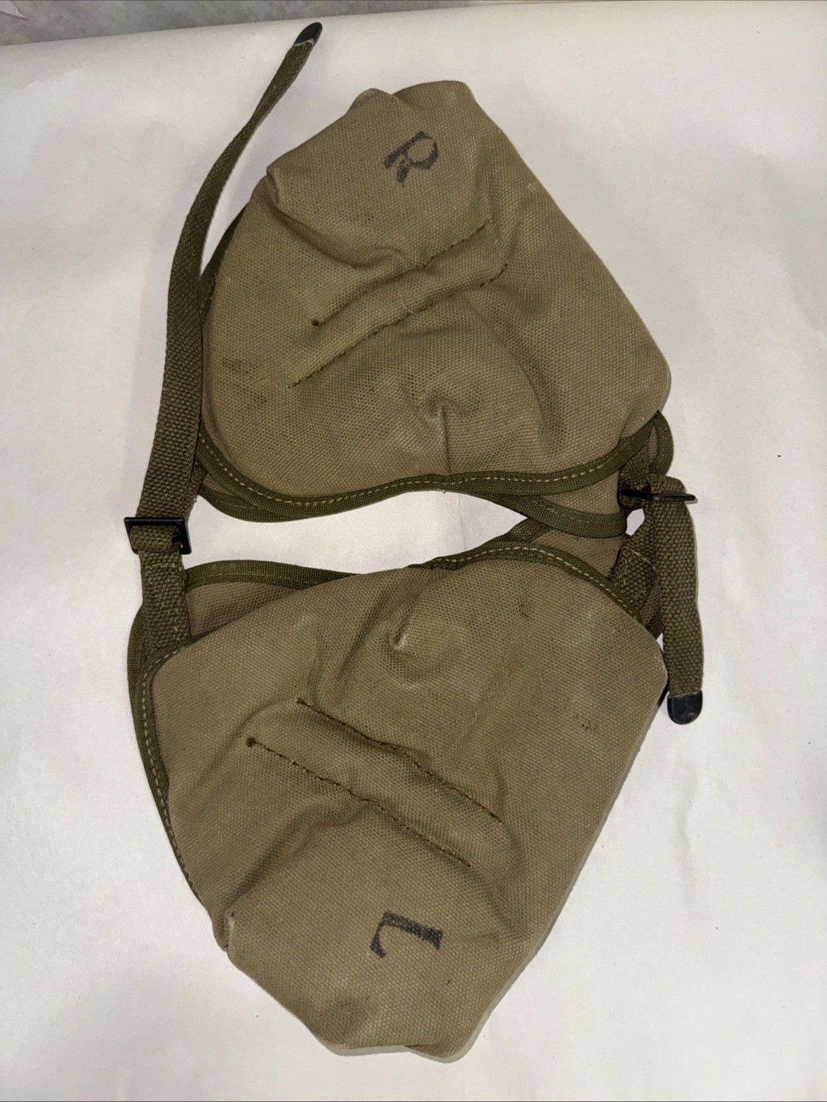 Vintage War Era Load Bearing Equipment, Mortar Crew Shoulder Pads