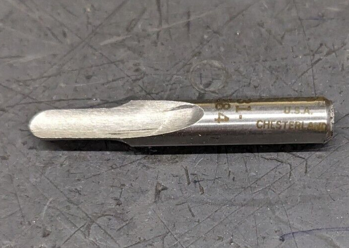 Tarpley 7/32" CD Veining Router Bit 1/4" Shank HSS 31-284 USA