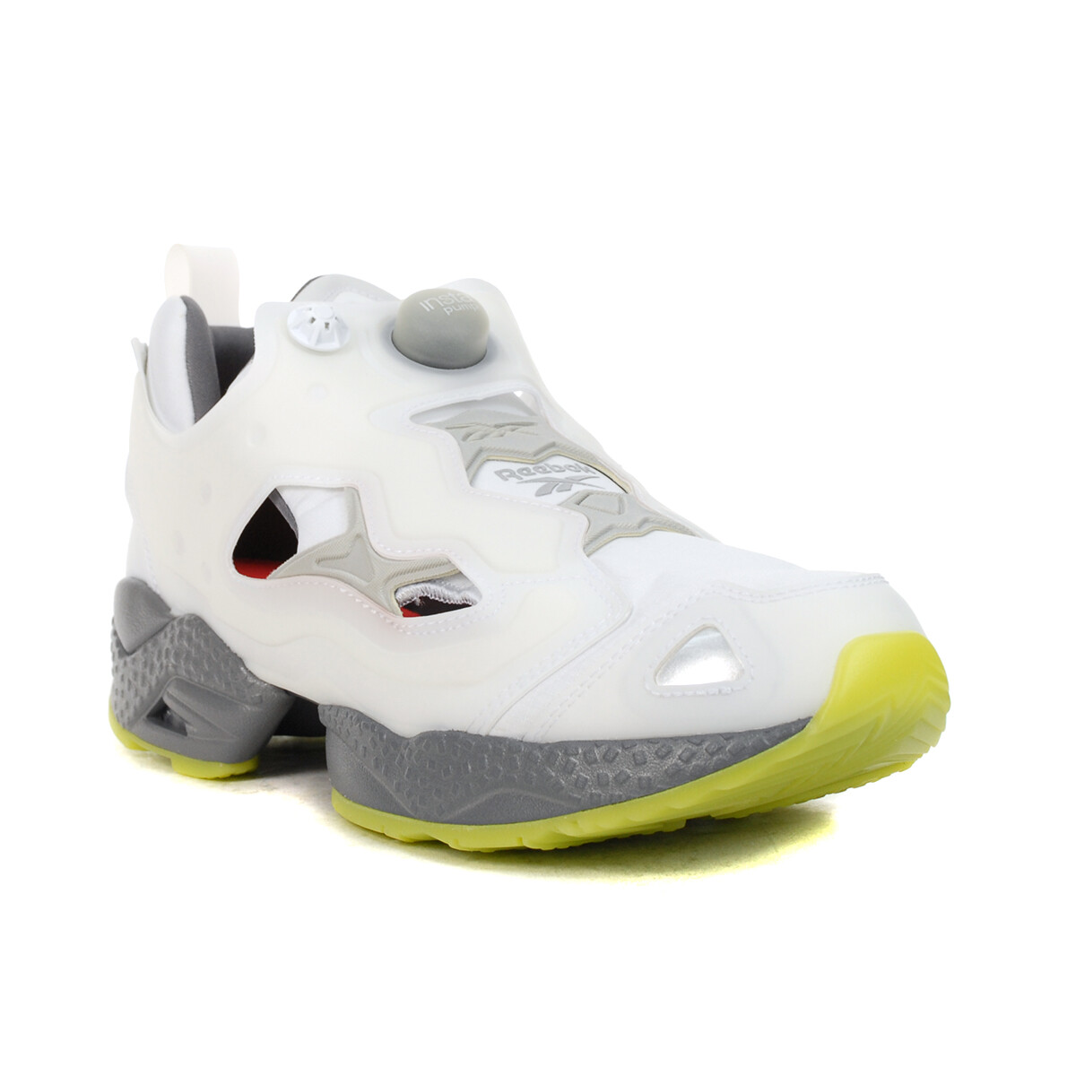 Reebok Men's Instapump Fury White/Grey Sneakers GZ1615