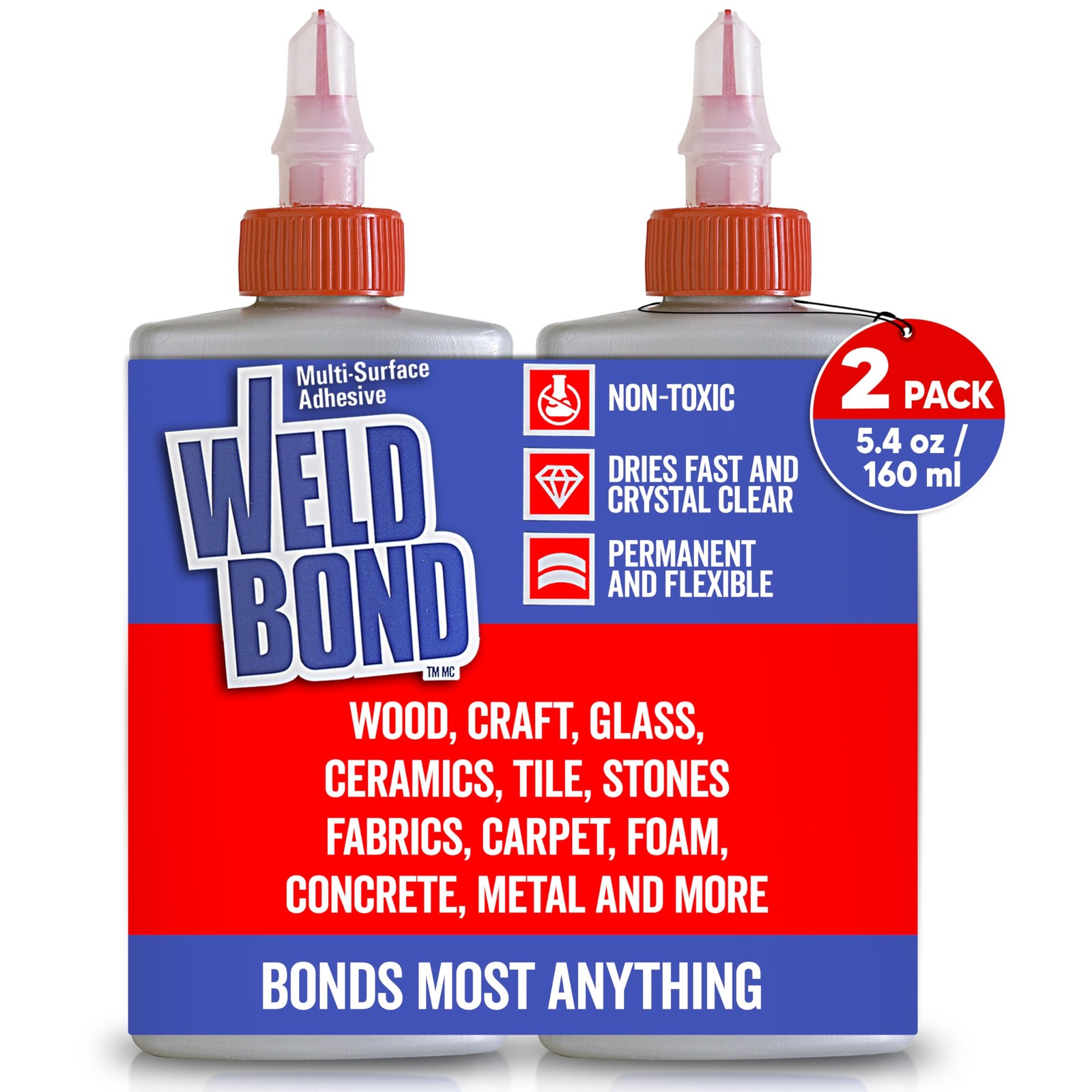 Multi-Surface Strong Glue – Fast Drying Glue for Wood, Tile, Ceramic, Pottery...