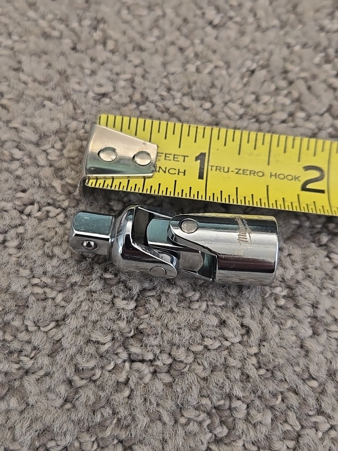 Milwaukee 1/4" Drive Universal Joint Chrome Finish New