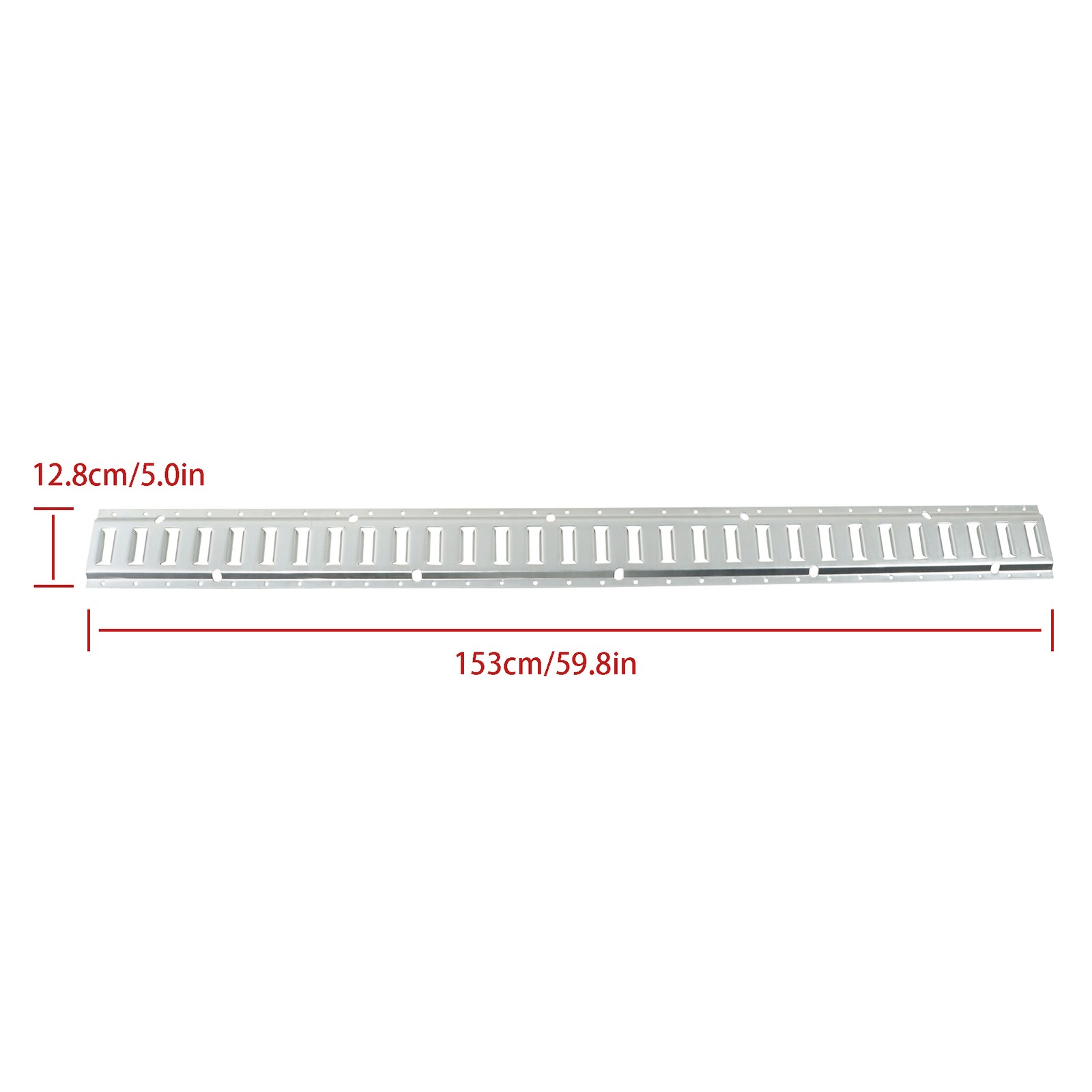 LABLT 12 Pack 5' E Track Tie Down Rail System Galvanized Secure Cargo For Vans