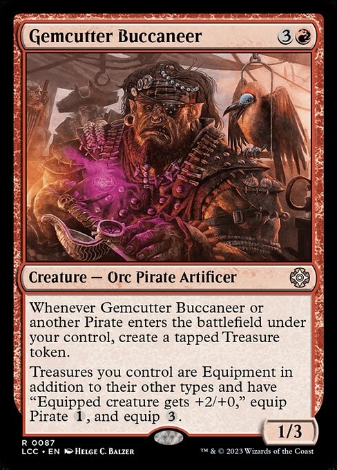 Gemcutter Buccaneer 87 R Normal LCC MTG NM