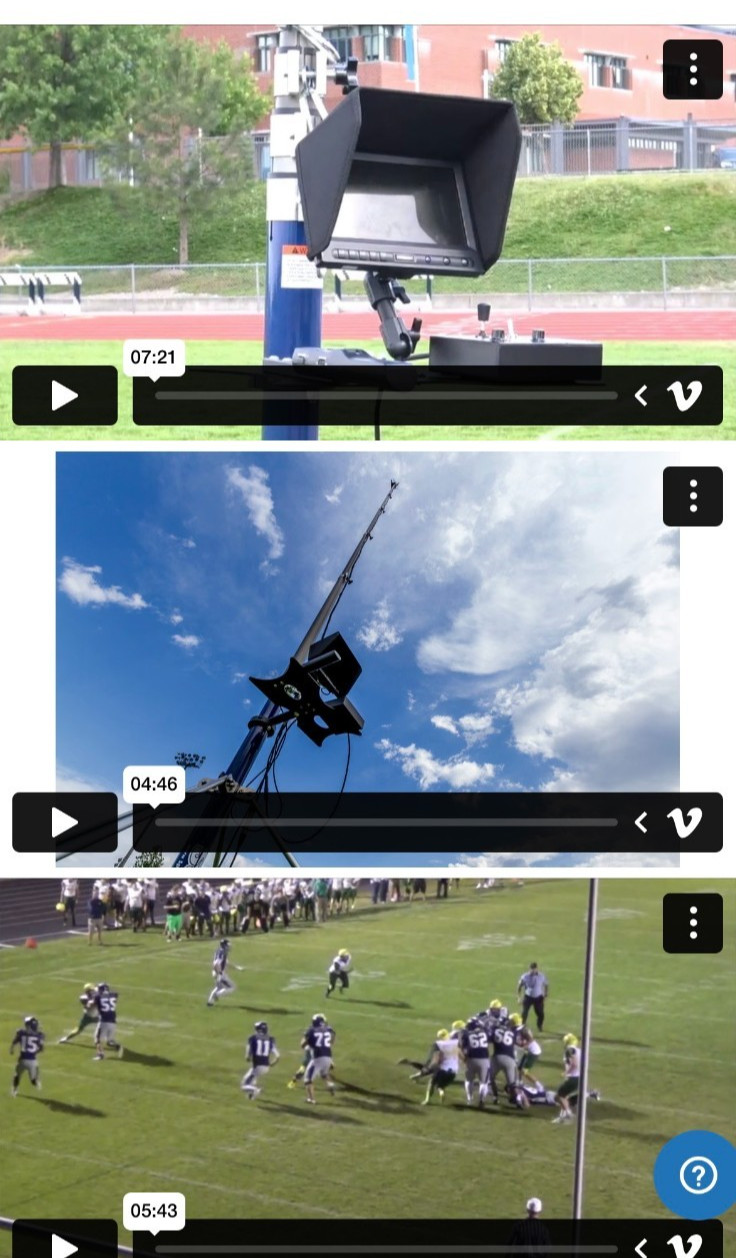Sportscope 30' Automatic Endzone Camera Sysytem W/Tripod, Remote & Carry Case