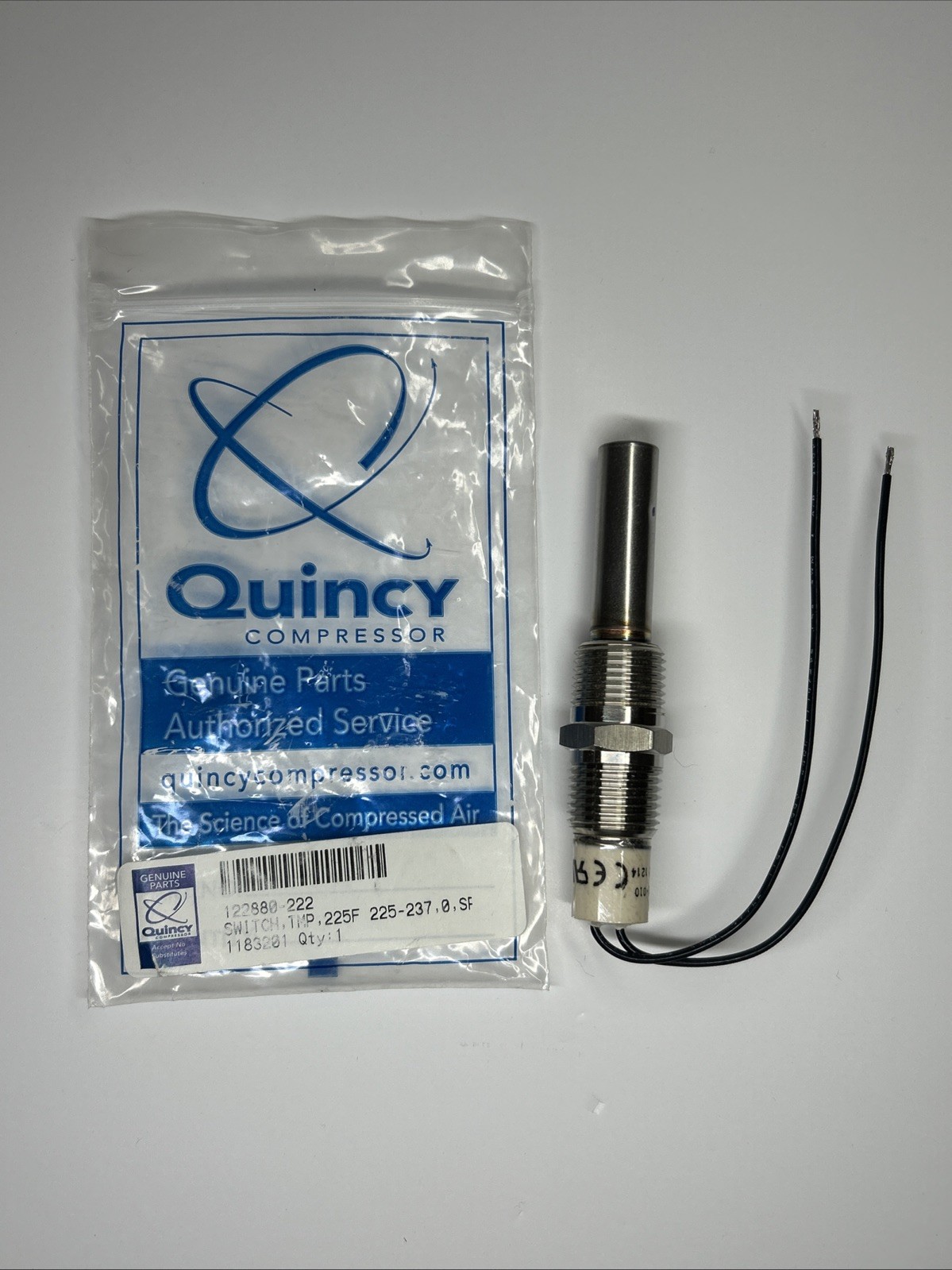 QUINCY 122880-222 TEMEPERATURE SWITCH SENSORS OEM