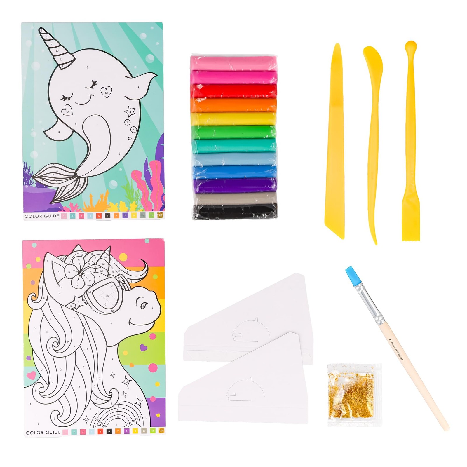Coloring Clay Creations Design Kit | Unicorn