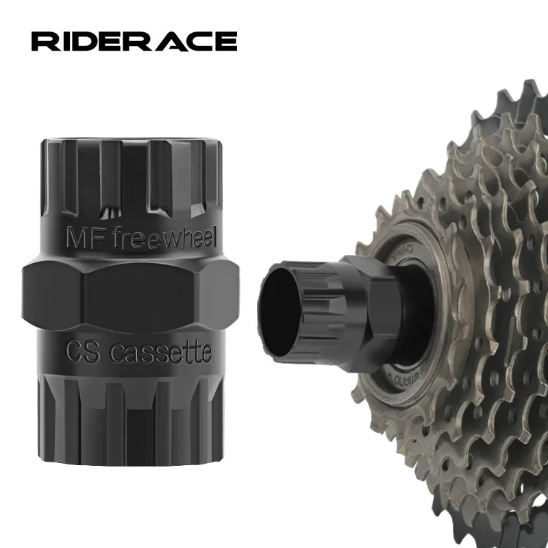 Bike Cassette Lockring Remover Tool Steel Flywheel Socket MTB Bicycle Repair Too