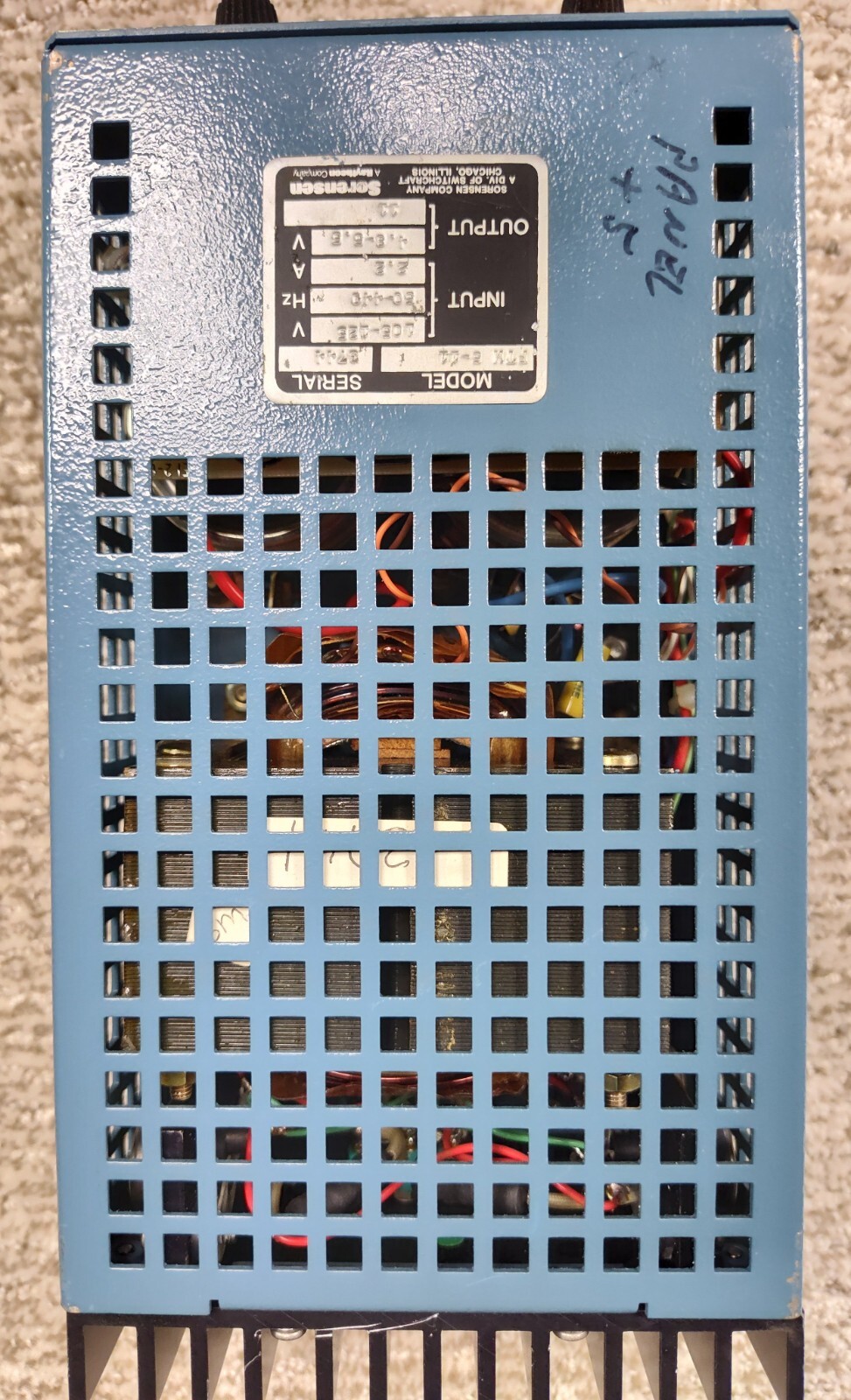 SORENSON POWER SUPPLY MODEL NO. PTM 5-11