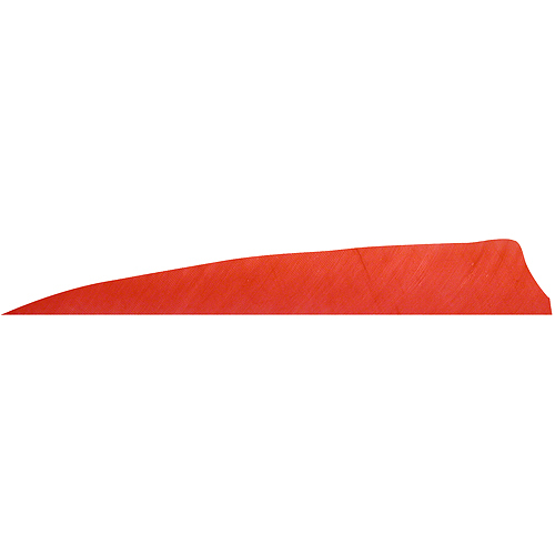 Gateway Shield Cut Feathers Red 4" Right Wing 100 Pack
