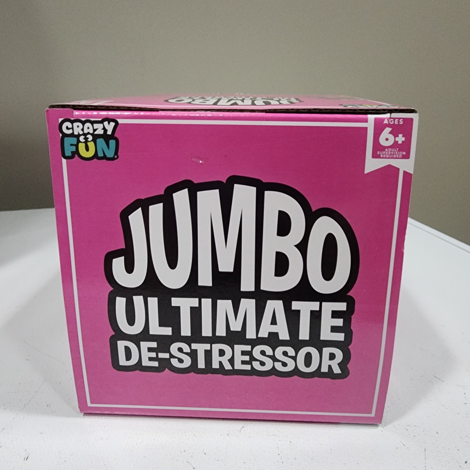 1x Crazy Fun Jumbo Ultimate De-Stressor Stretchable Squishable Squeeze Ball