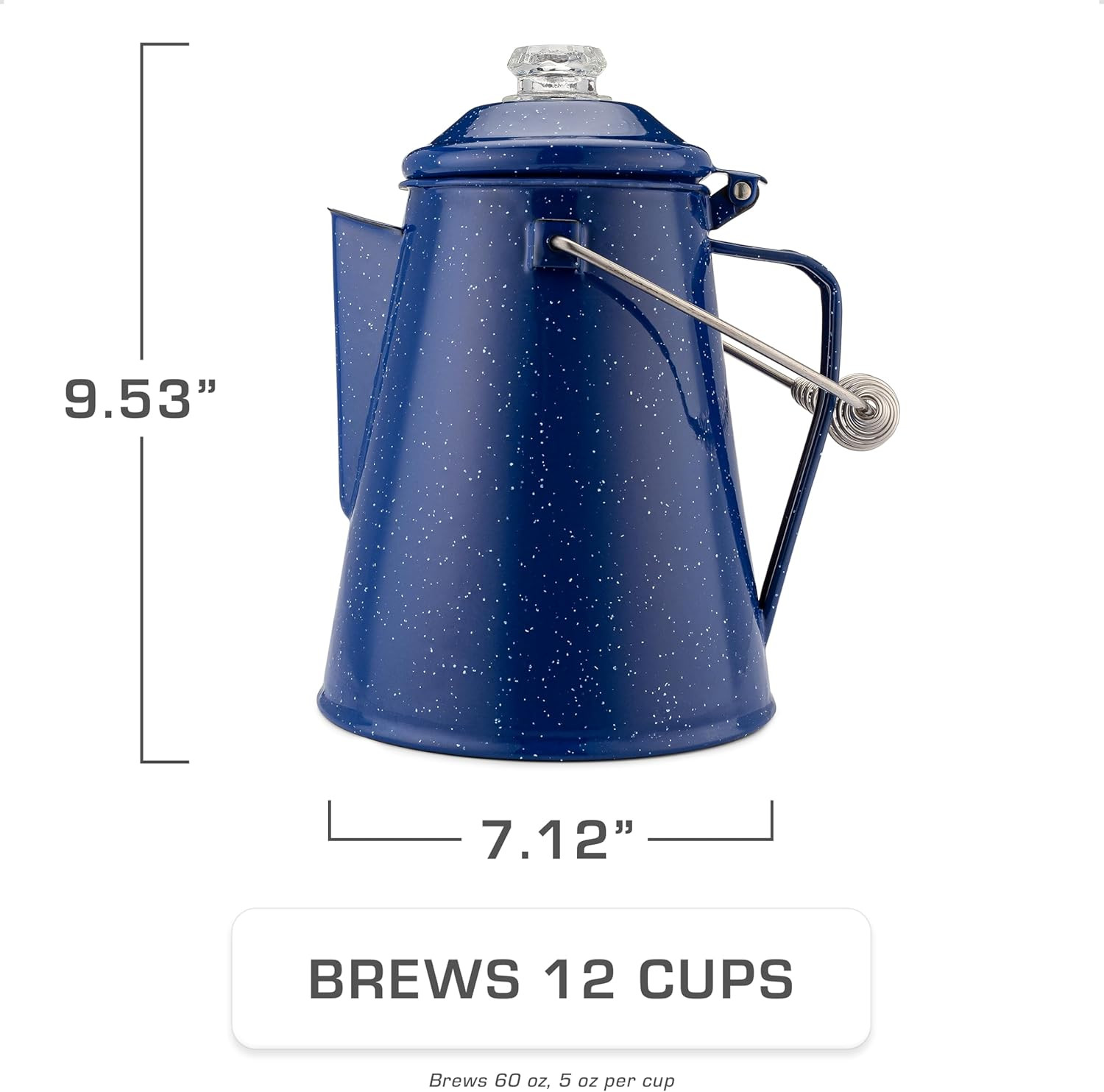 Classic Percolator Coffee Pot — the Most Nostalgic Camping Coffee Pot, Now Moder