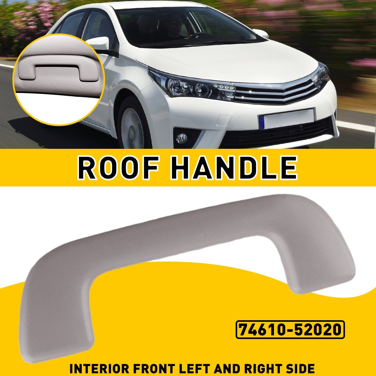 Front Left/Right Window Roof Ceiling Pull Handle For 2007-2015 Toyota Highlander