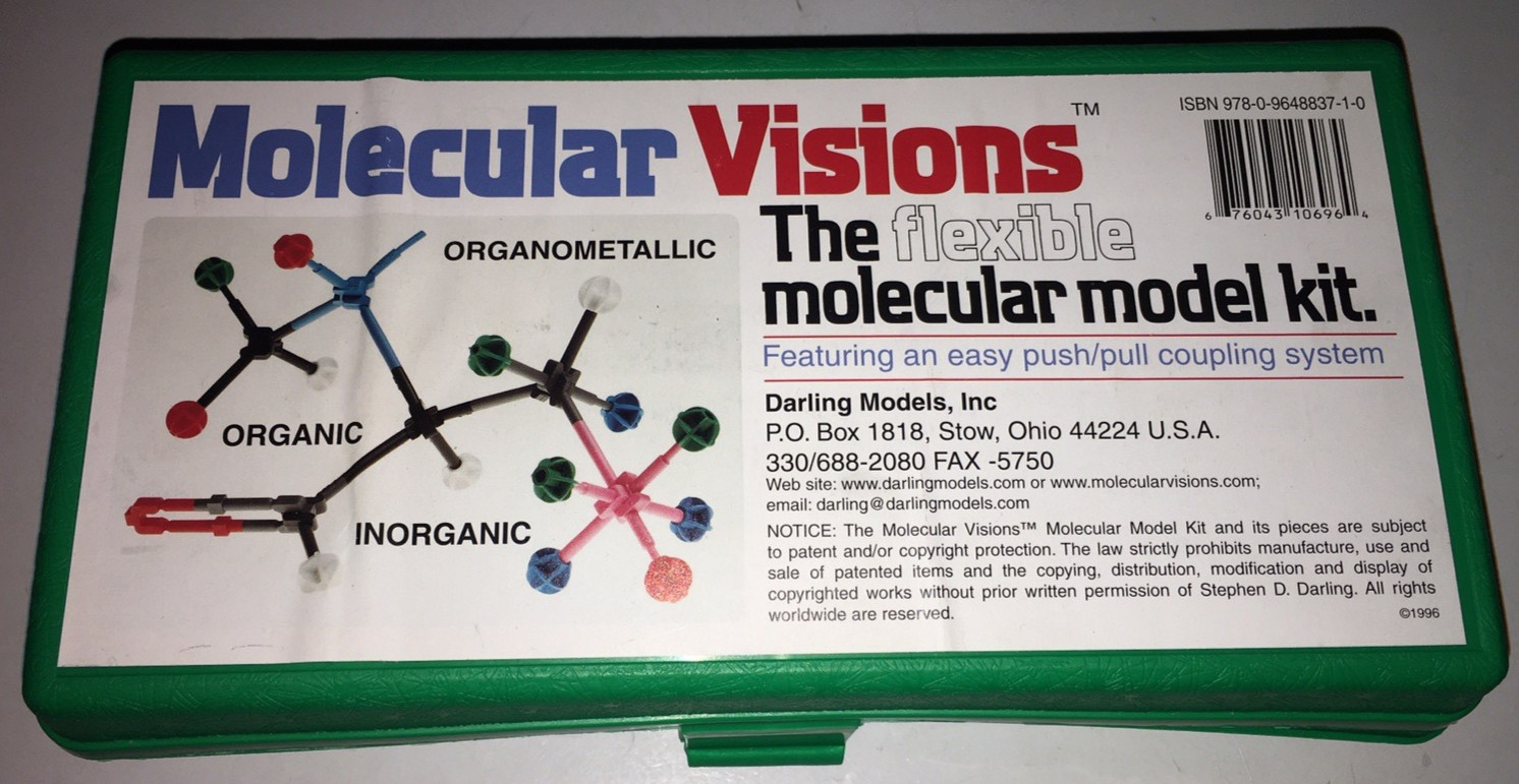 Brand new Molecular Visions The flexible molecular model kit