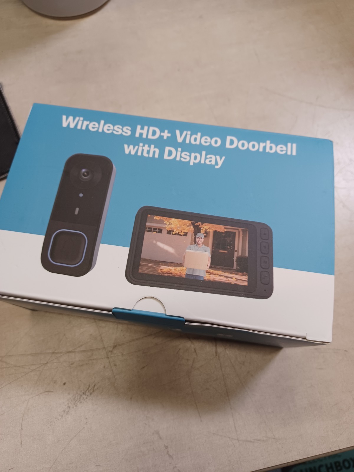 Wireless HD Video Doorbell With Display 4.5"in Display