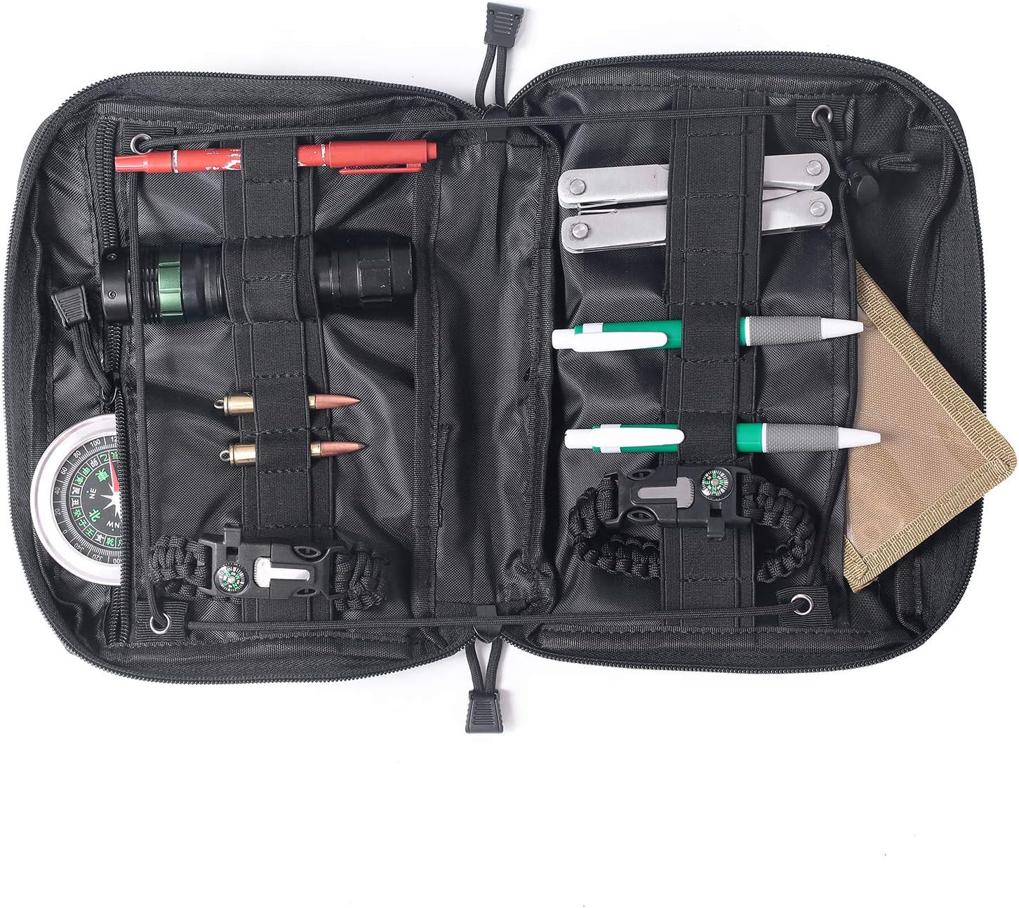 Tactical Molle Admin Pouch Multi-Purpose Modular Utility Tool Bag