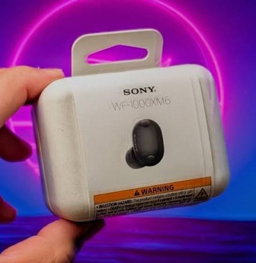 New Sony WF-1000XM6 Truly Wireless Noise Cancelling Earbuds - Black