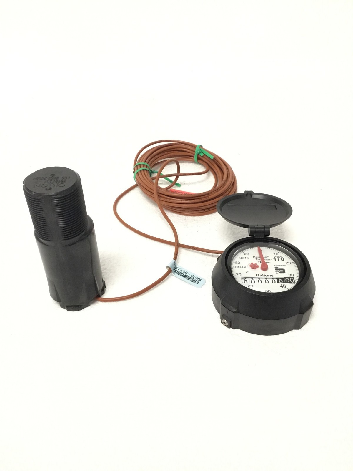 New NeBadger Meter 170 Recordall Transmitter Register Gallons Orion 86467357-P