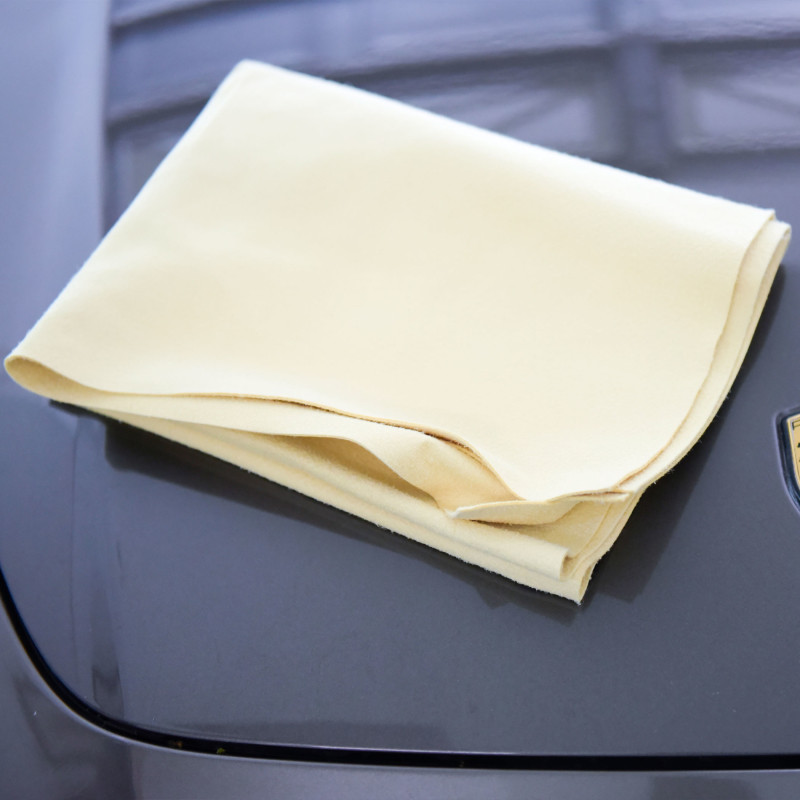 Large Natural Chamois Leather Car Cleaning Cloth Washing Absorbent Drying Towel