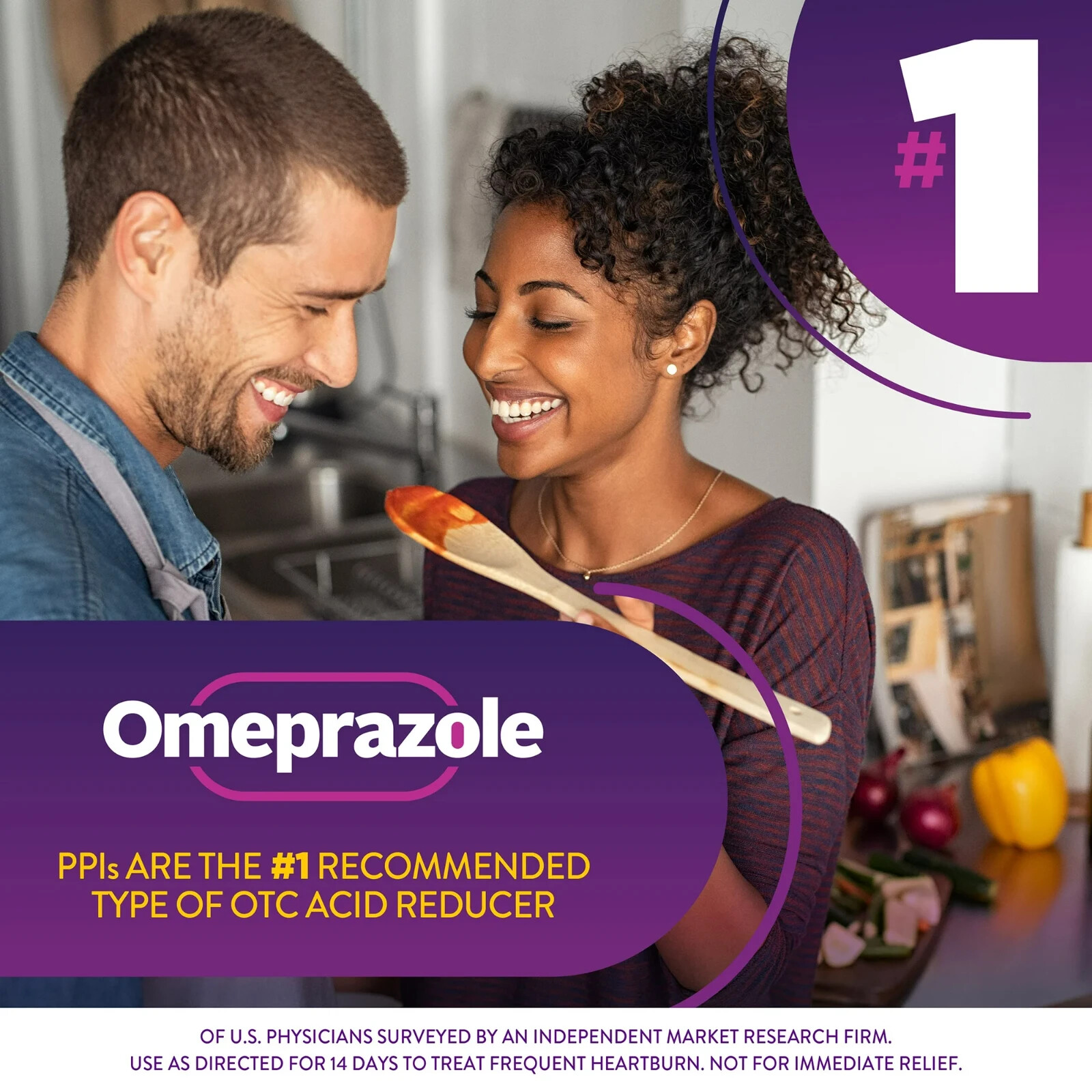 Equate Omeprazole Delayed Release Tablets 20 mg, Frequent Heartburn