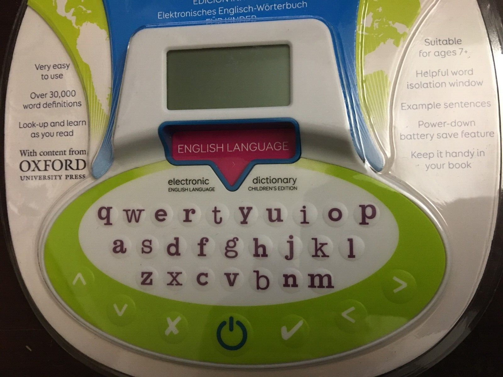 Children's Electronic Dictionary Bookmark