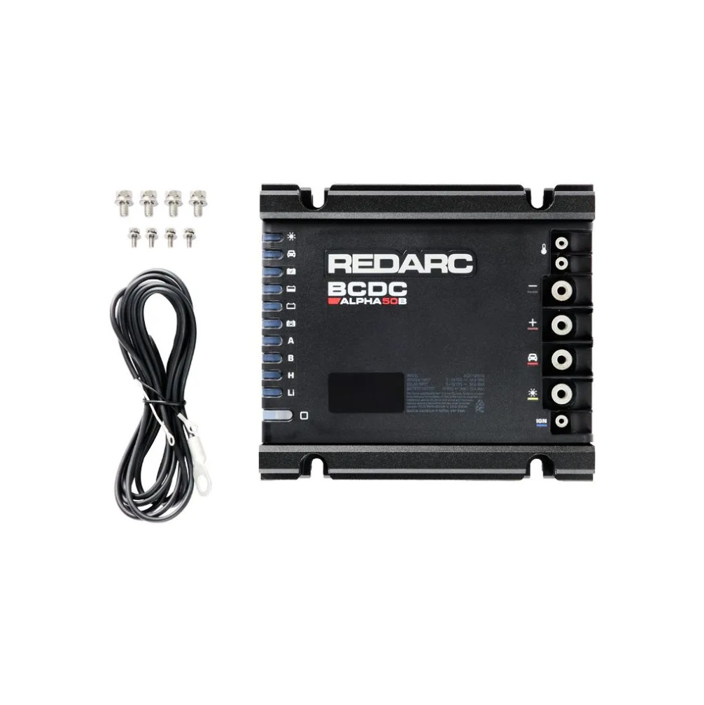 Redarc Alpha50 12v 50amp BC-DC Battery Charger Alpha 50