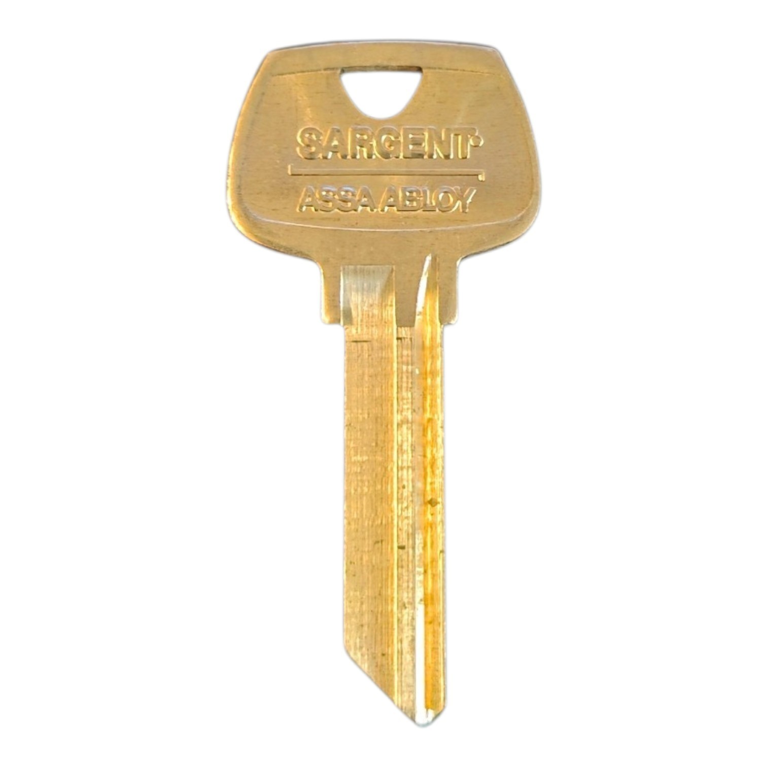 Sargent HD Key Blank Single Sectional Keyway Brass OEM Original