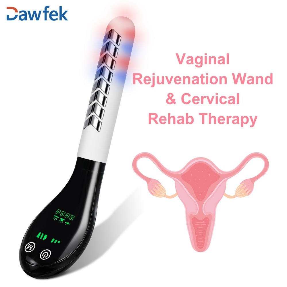 Vaginal Rejuvenation Wand for Women Red & Blue Light Gynecological Care Device