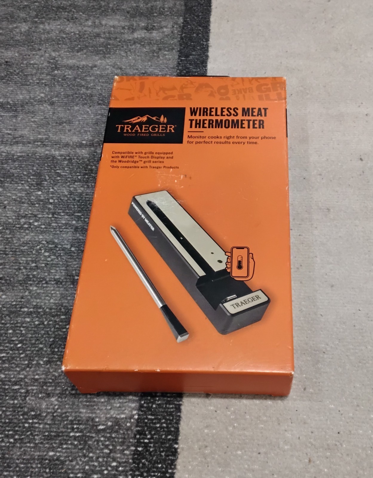 Traeger Wireless Meat Thermometer WiFi Compatible Grill NEW Open Package B