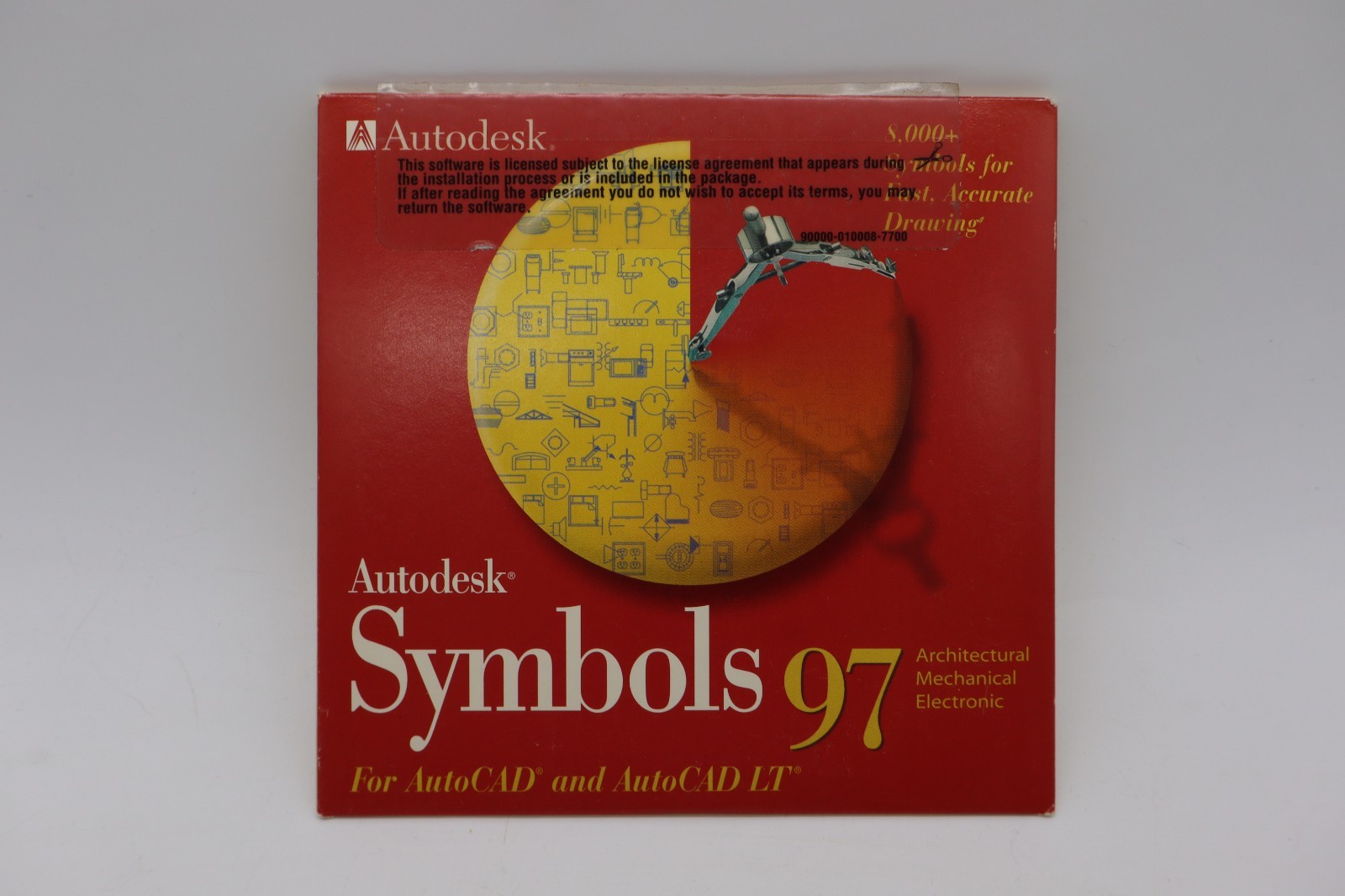 Vintage Autodesk Symbols 97 CD Rom 1997
