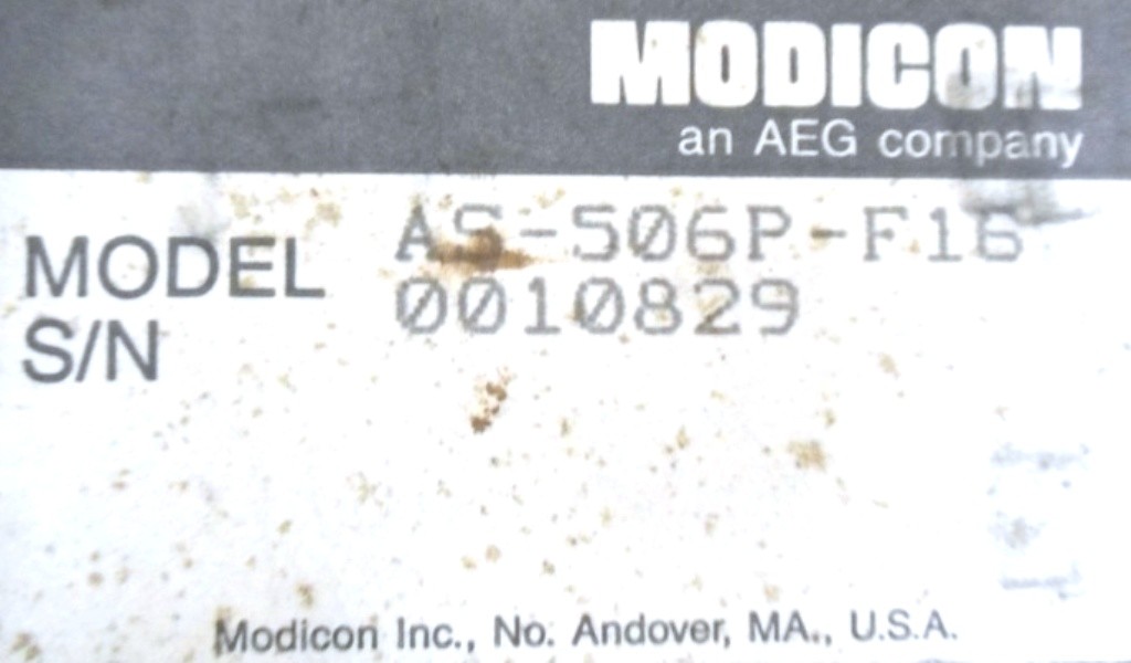GOULD/MODICON, MEMORY MODULE, M506-000, AS-506P-F16