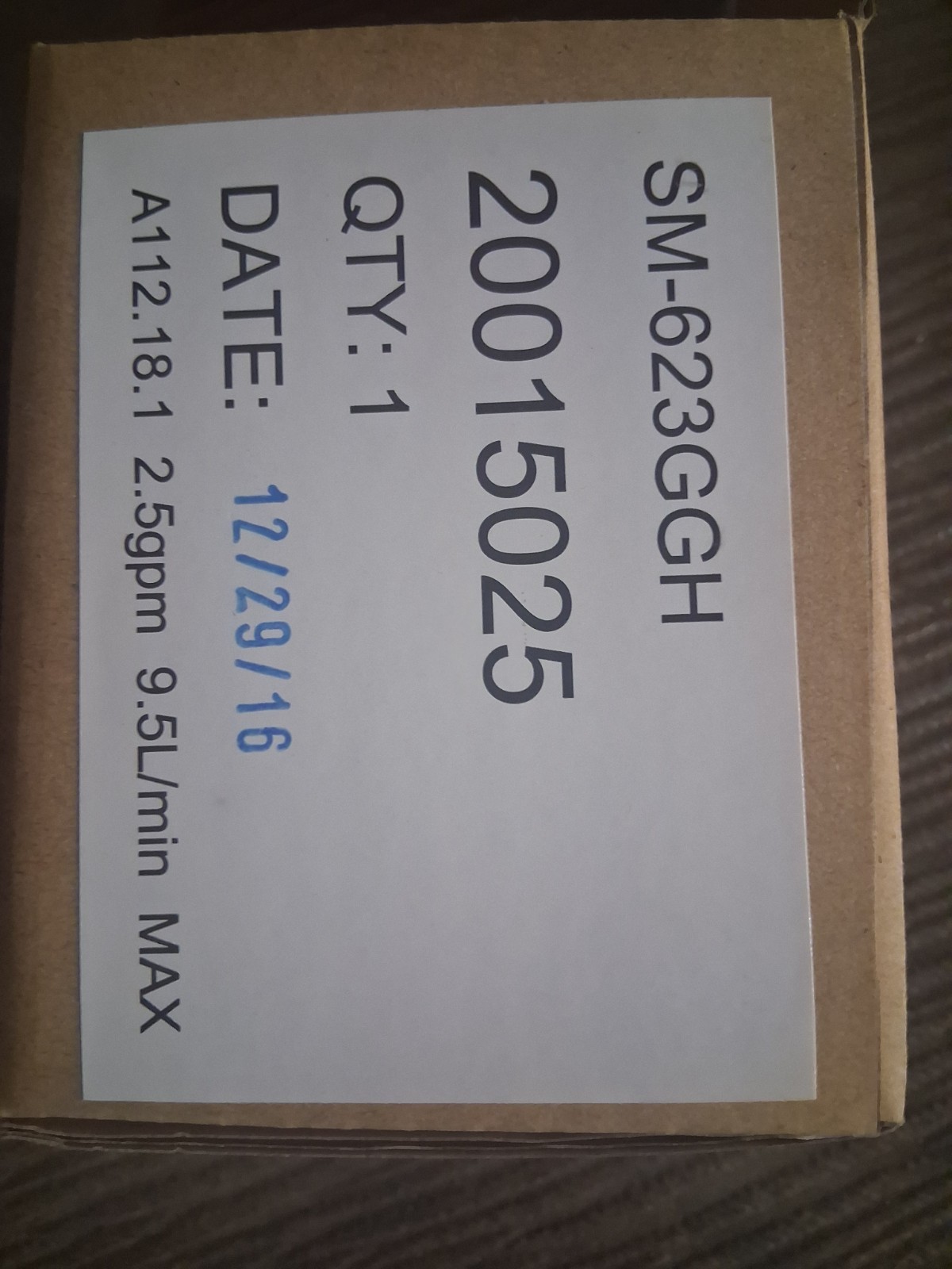 Waterpik The Original Shower Massage Shower Head Chrome SM-623GGH 2.5 gpm NOS...
