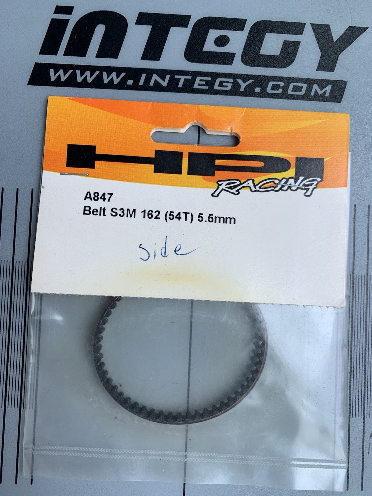 HPI A847 SIDE BELT FOR THE 1/10 NITRO RS4, 2, RACER,  SUPER NITRO + MINI NOT PRO