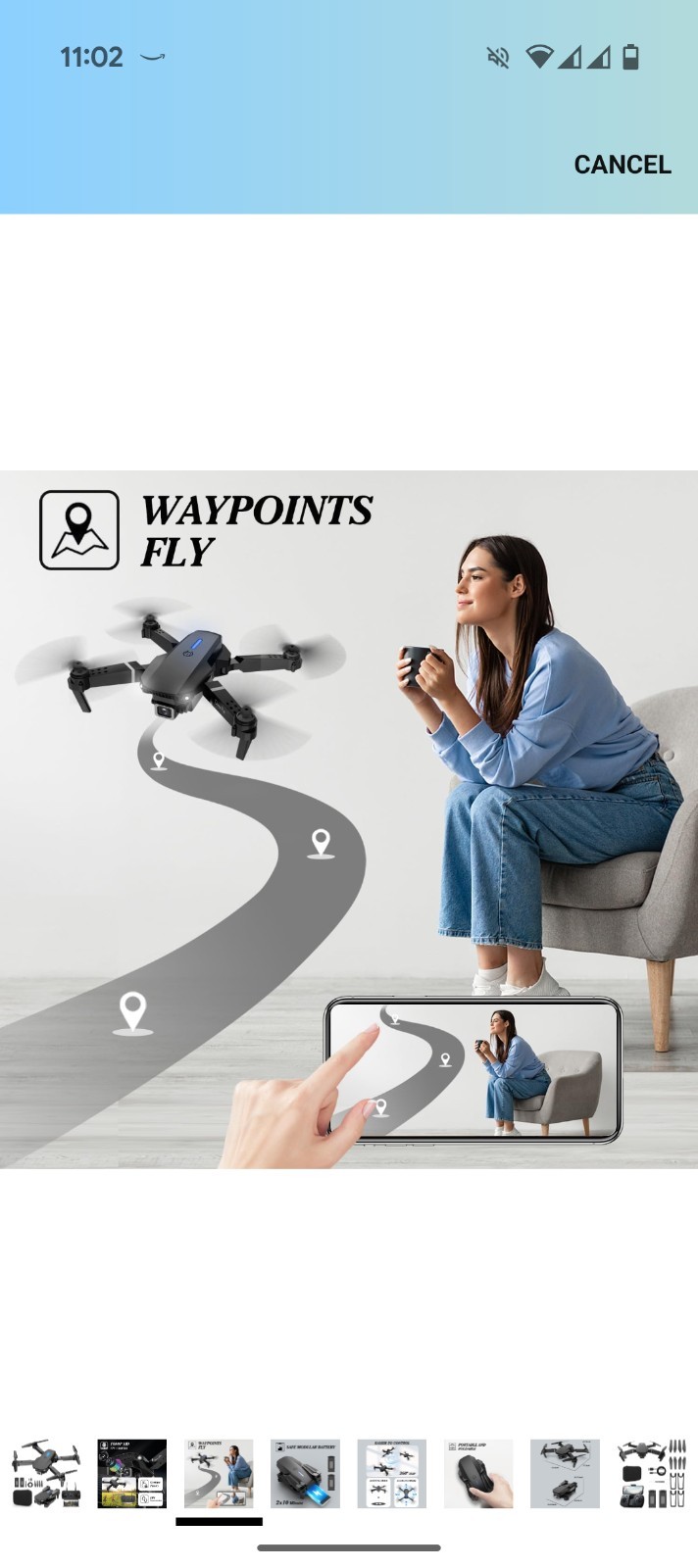 Drone with Dual Camera, Foldable RC Drone