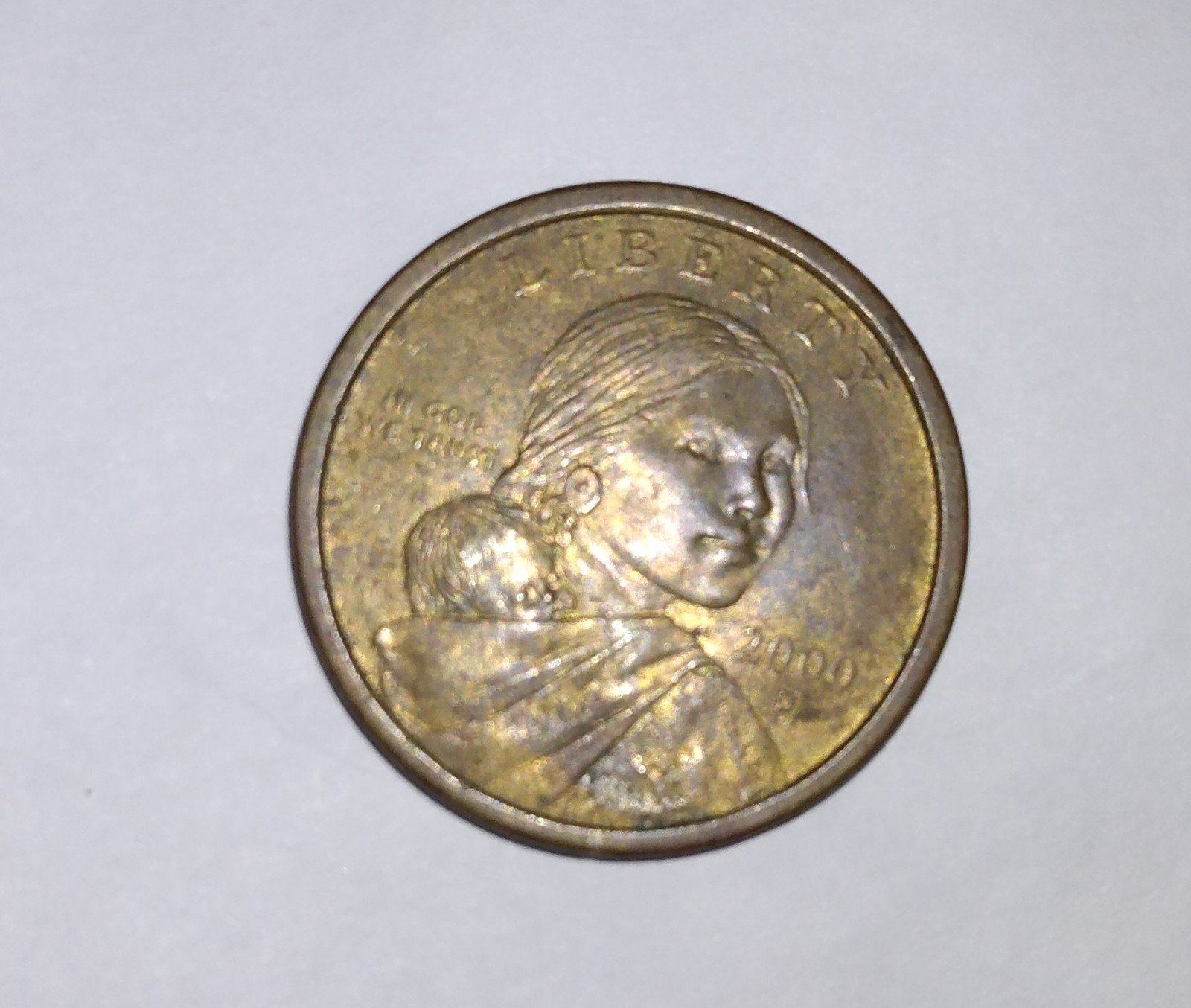 Sacagawea One Dollar 2000 D E Pluribus Unum