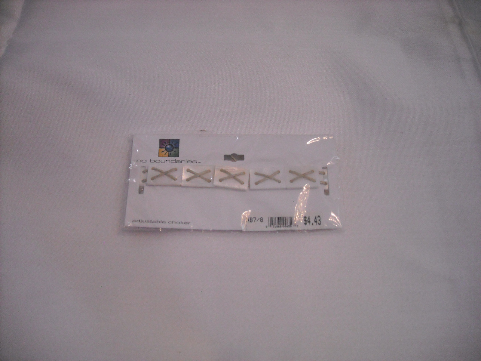 CRISS-CROSS ADJUSTABLE CHOKER by NO BOUNDARIES -- NEW
