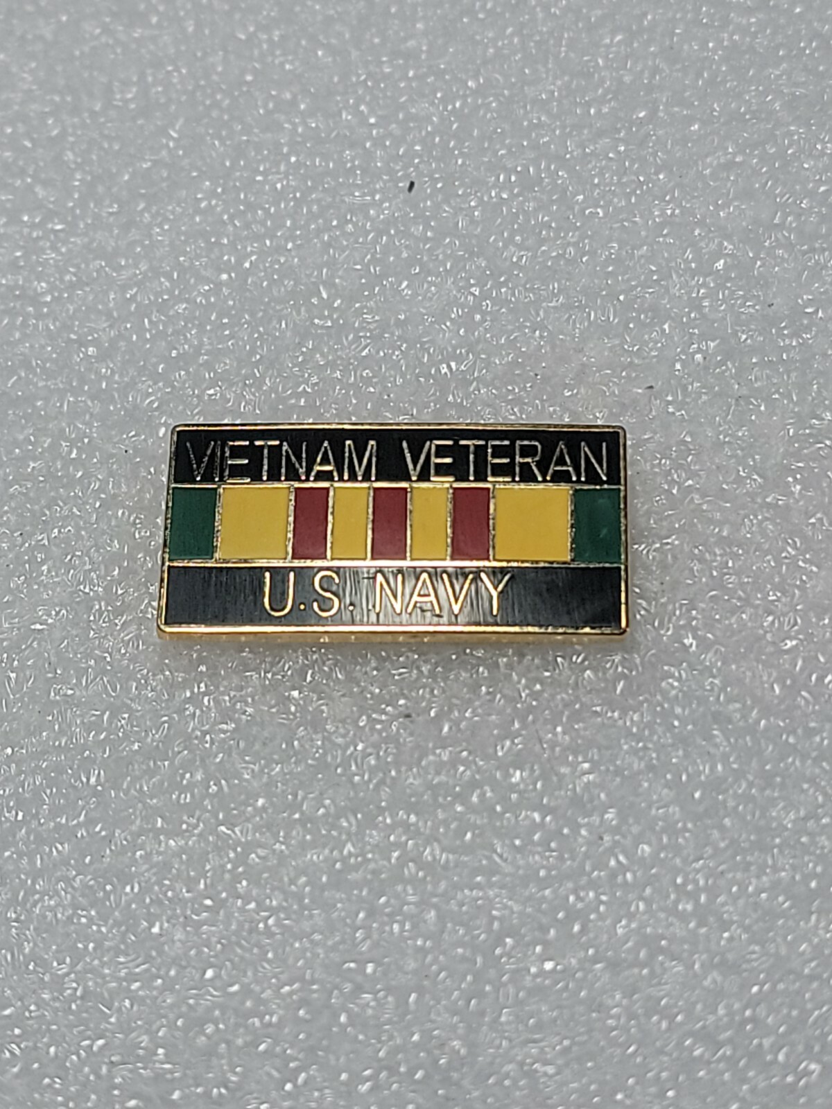 Vietnam Veteran US Navy Lapel Hat Jacket Pin Memorial Day P15628 Dual Prong