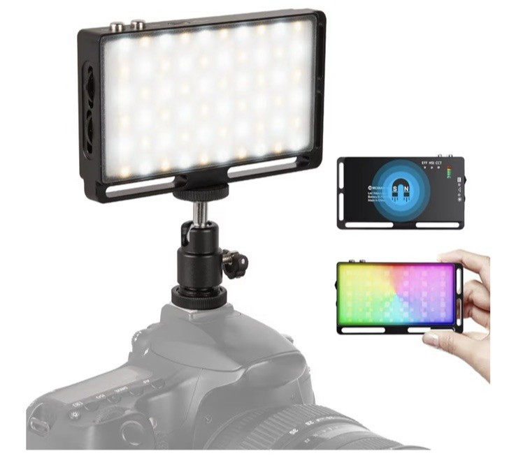 LED Video Light ML1 RGB Photography Continuous Lights CRI95+/3000~6500K Full ...