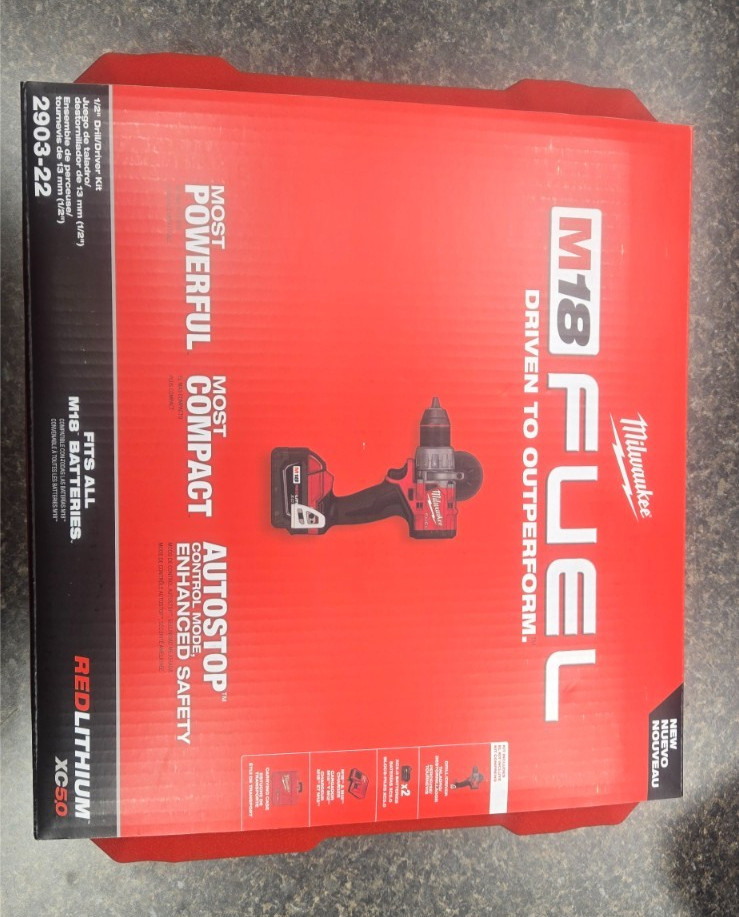 Milwaukee Hard Case ONLY for M18 FUEL 2903-22 Drill