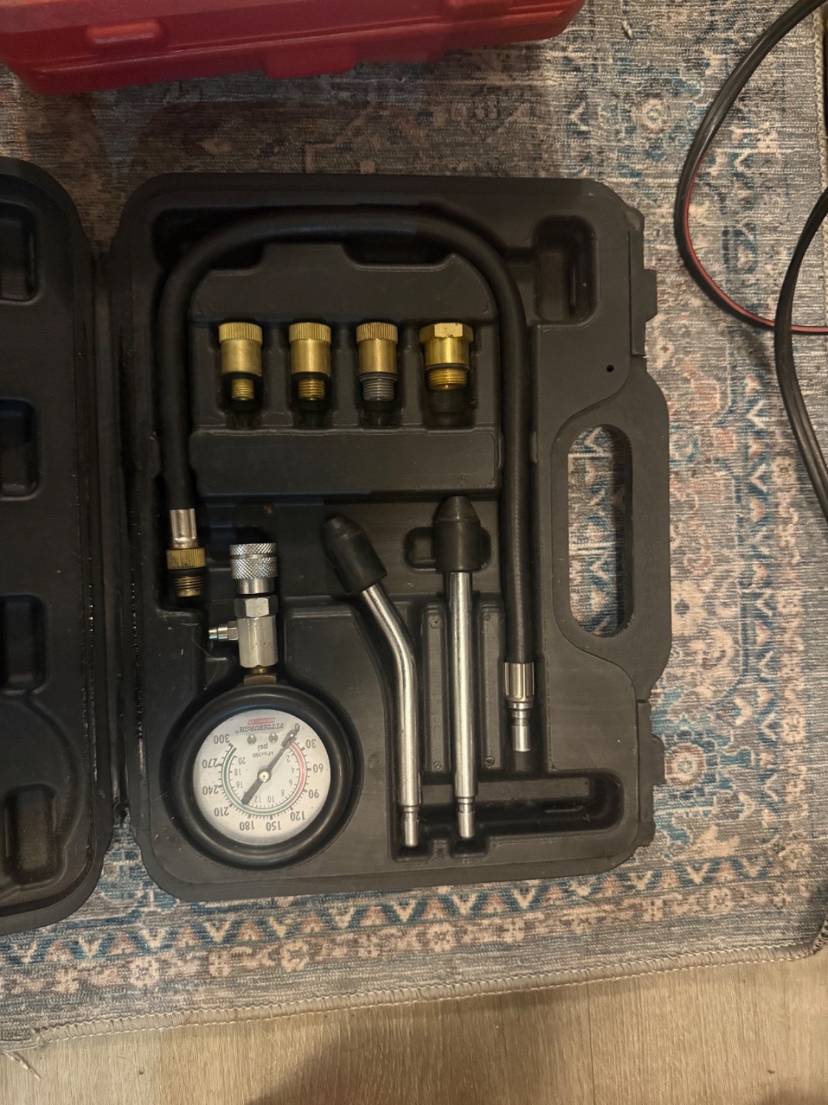 Pittsburgh 8 Pc Compression Test Kit 62638