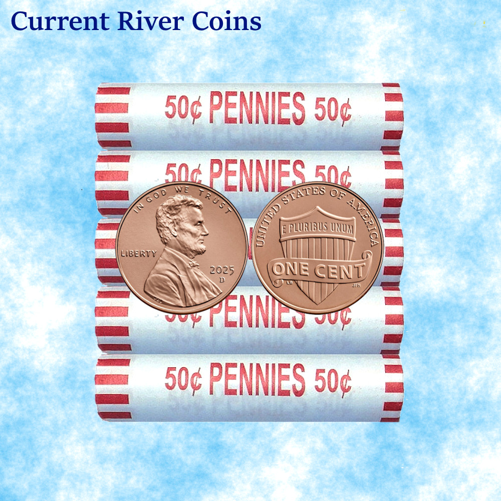 2025-D Lincoln Shield Penny New Uncirculated OBW (5) ROLLS